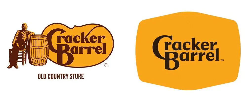 Politics aside, the Cracker Barrel Logo is just a bad logo.