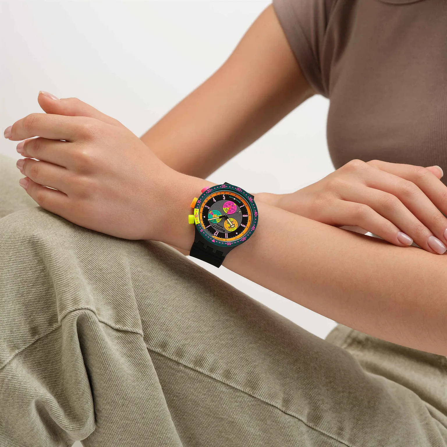 Swatch Neon Seppia: Retro Maximalism Returns