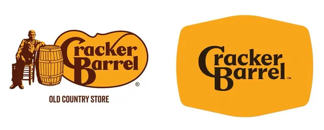 Politics aside, the Cracker Barrel Logo is just a bad logo.
