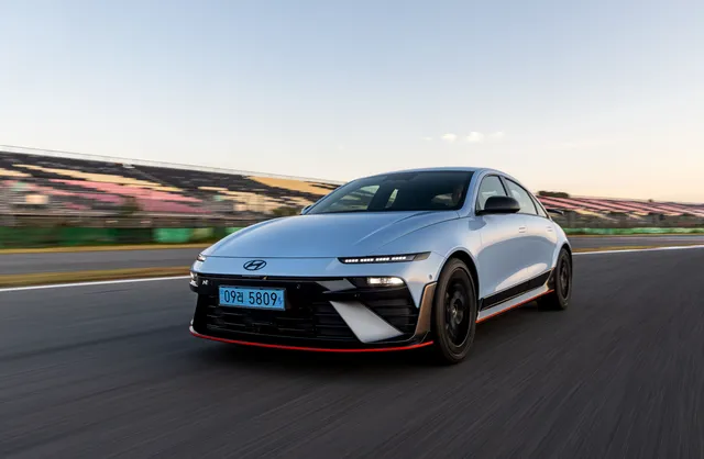 Hyundai Built an EV That Still Smells Like Burnt Rubber